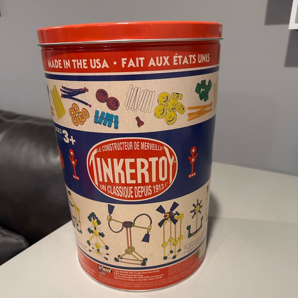 Tinker Toy Tin